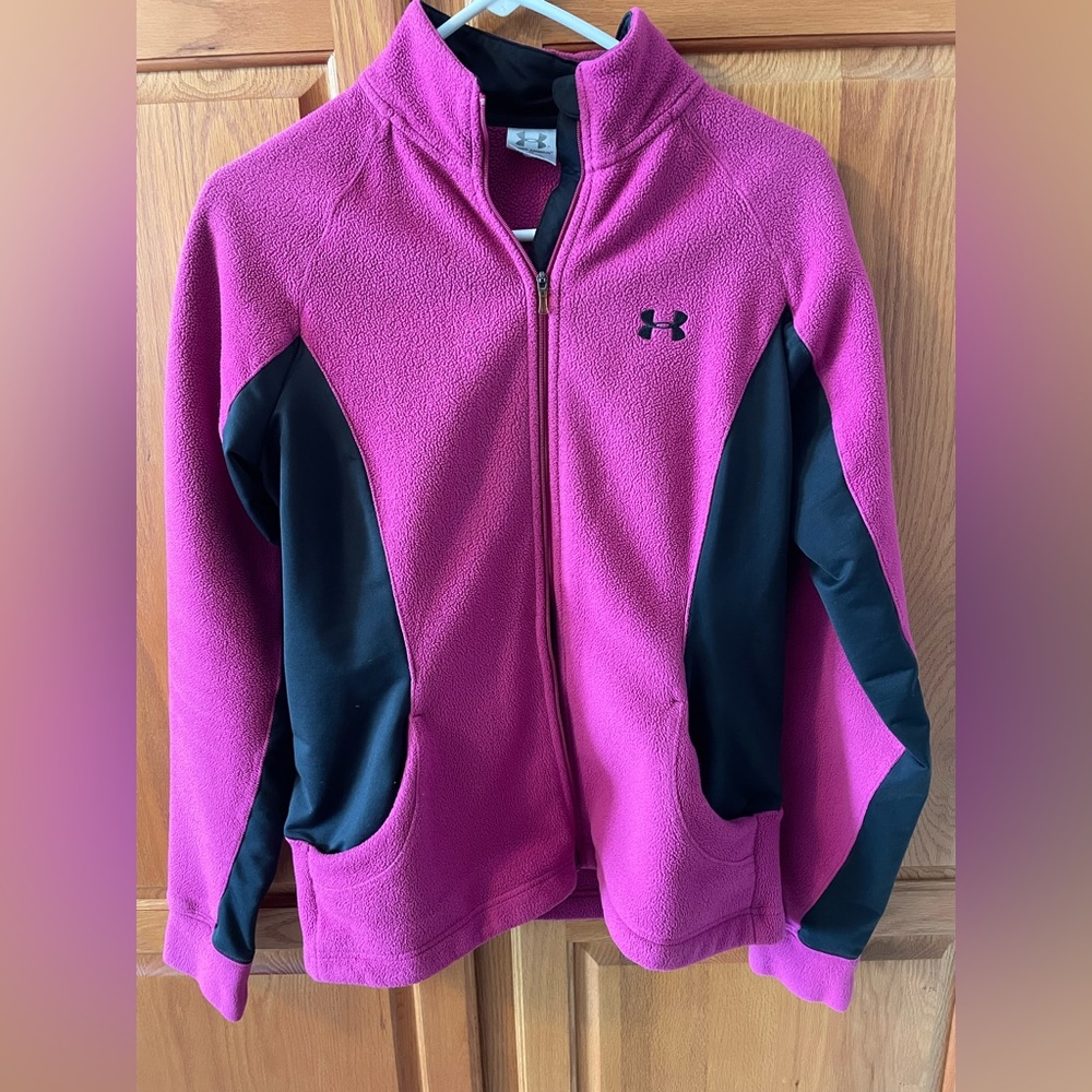 Pink Under Armour Women’s Jacket. Size Medium.
